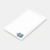 Frische Blaubeeren Post-it Klebezettel (angewinkelt)