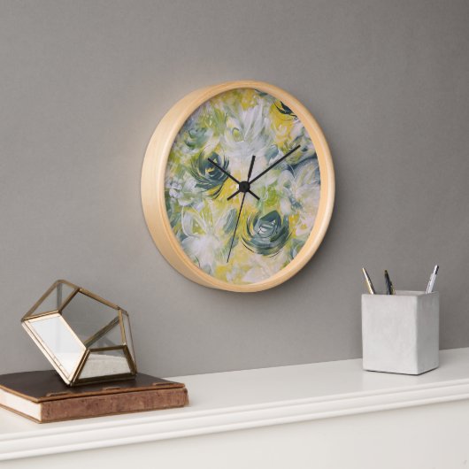Frische Blume Hübsch Wall Clock Uhr (Büro)