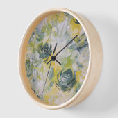 Frische Blume Hübsch Wall Clock Uhr (Winkel)