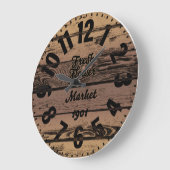 Frische Blume Märkte Antiquitätenmarkt Grosse Uhre Große Wanduhr (Winkel)