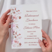 Frische Blumen Einladung