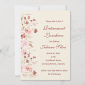 Frische Blumen Einladung (Vorderseite)