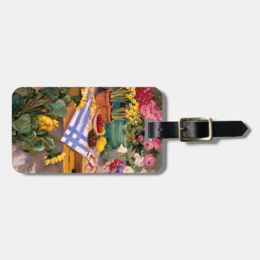 Frische Blumen I Gepäckanhänger (Vorderseite horizontal)