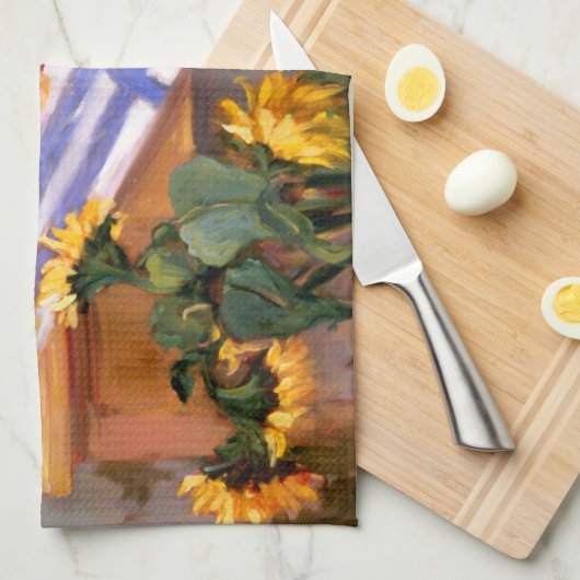 Frische Blumen I Handtuch (Viertel Falte)