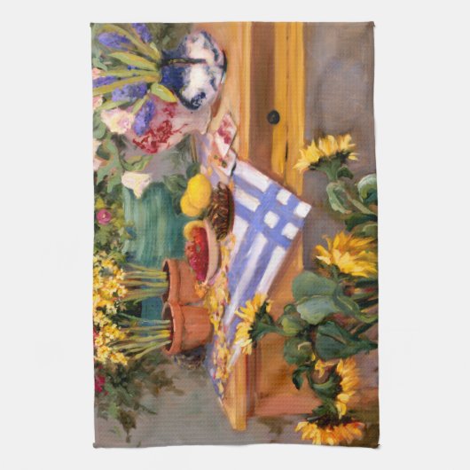 Frische Blumen I Handtuch (Vertikal)