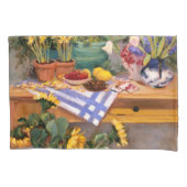 Frische Blumen I Kissenbezug (Vorderseite-Links)