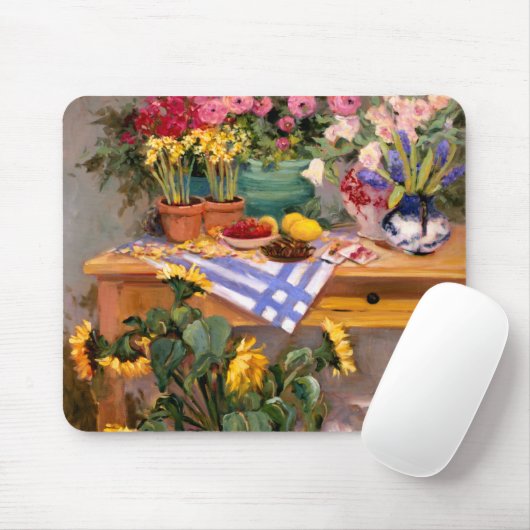 Frische Blumen I Mousepad (Mit Mouse)
