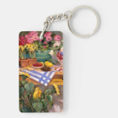 Frische Blumen I Schlüsselanhänger (Rückseite)