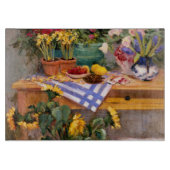 Frische Blumen I Schneidebrett (Vorderseite)