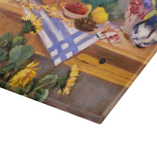 Frische Blumen I Schneidebrett (Ecke)