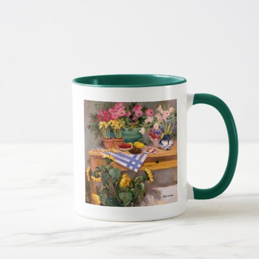 Frische Blumen I Tasse (Rechts)