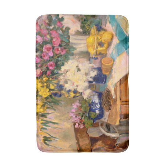 Frische Blumen II Badematte (Vorderseite Vertikal)