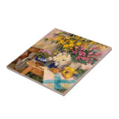 Frische Blumen II Fliese (Seite)