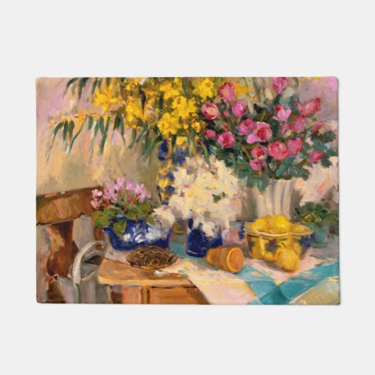 Frische Blumen II Fußmatte (Vorderseite)