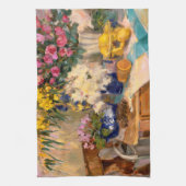 Frische Blumen II Geschirrtuch (Vertikal)