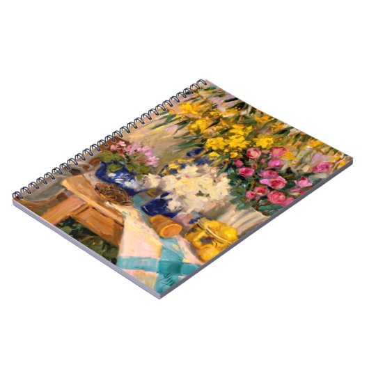 Frische Blumen II Notizblock (Linke Seite)