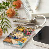 Frische Blumen II Schlüsselanhänger (Vorderseite rechts)