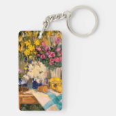 Frische Blumen II Schlüsselanhänger (Rückseite)