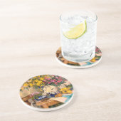 Frische Blumen II Untersetzer (Seite)