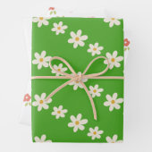 Frische Blumenverpackungsbögen Geschenkpapier Set (Beispiel)