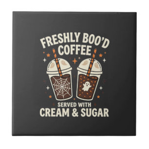 Frische Blut Halloween-Kaffee Fliese