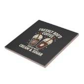 Frische Blut Halloween-Kaffee Fliese (Seite)