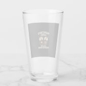Frische Blut Halloween-Kaffee Glas (Rückseite)