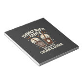Frische Blut Halloween-Kaffee Notizblock (angewinkelt)