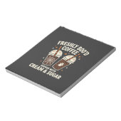 Frische Blut Halloween-Kaffee Notizblock (Rotiert)