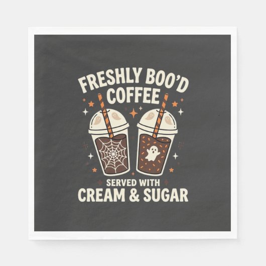 Frische Blut Halloween-Kaffee Serviette (Vorderseite)