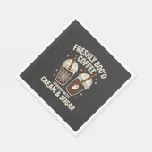 Frische Blut Halloween-Kaffee Serviette (Ecke)