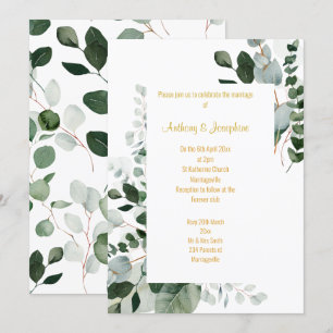 FRISCHE BOTANISCHE BREITERINVITATION EINLADUNG