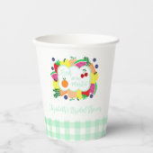 Frische Bräute auf dem Junggesellinnenabschied Pappbecher (Vorderseite)