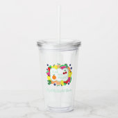 Frische Brautparty Acryltrinkbecher (Vorderseite)