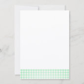 Frische Brautparty Dankeskarte (Rückseite)