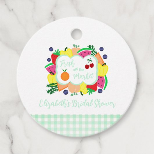 Frische Brautparty Geschenkanhänger (Vorderseite)