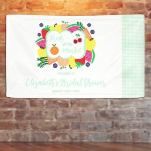 Frische Brautparty - Hochzeitsdusche Banner