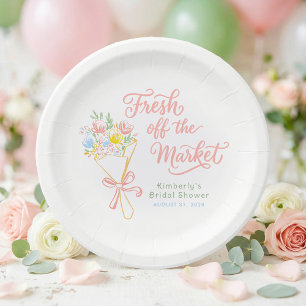Frische Bridal Shower im farbenfrohen Pastell-Look Pappteller
