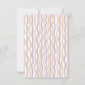 Frische Bridal Shower-Laune auf dem Markt Dankeskarte (Rückseite)