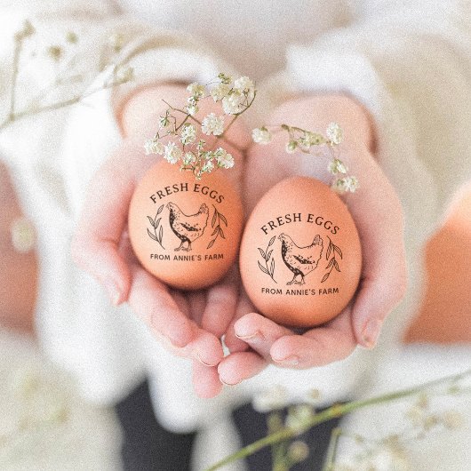 Frische Briefmarke Hühnerhühner für Bauer Gummistempel