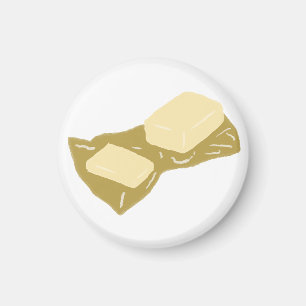 Frische Butterscheiben Geschenk für den Home Baker Magnet