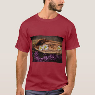 Frische Daisy-Blumengrafik T-Shirt