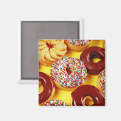 Frische Donuts Magnete Magnet (Vorderseite/Rückseite)