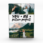 Frische Ehe Bild Perfekt Fotoblock (Vorderseite)