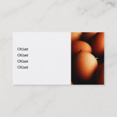 Frische Ei-Visitenkarten Visitenkarte (Rückseite)