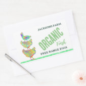 Frische Eier Bio Rechteckiger Aufkleber (Umschlag)