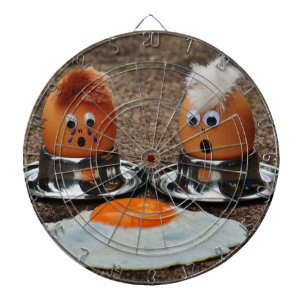Frische Eier Dartscheibe