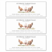 Frische Eier | Etikett für Eierkarton (Vorderseite)