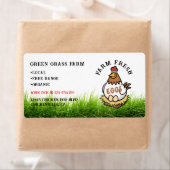 Frische Eier - Etikett mit benutzerdefiniertem Eie (Insitu)