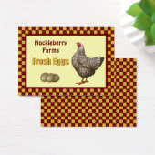 Frische Eier Geschenk Tags (Schreibtisch)